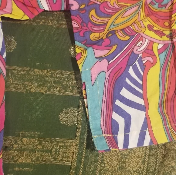 Boho shirt and skirt set size 6 (like new)